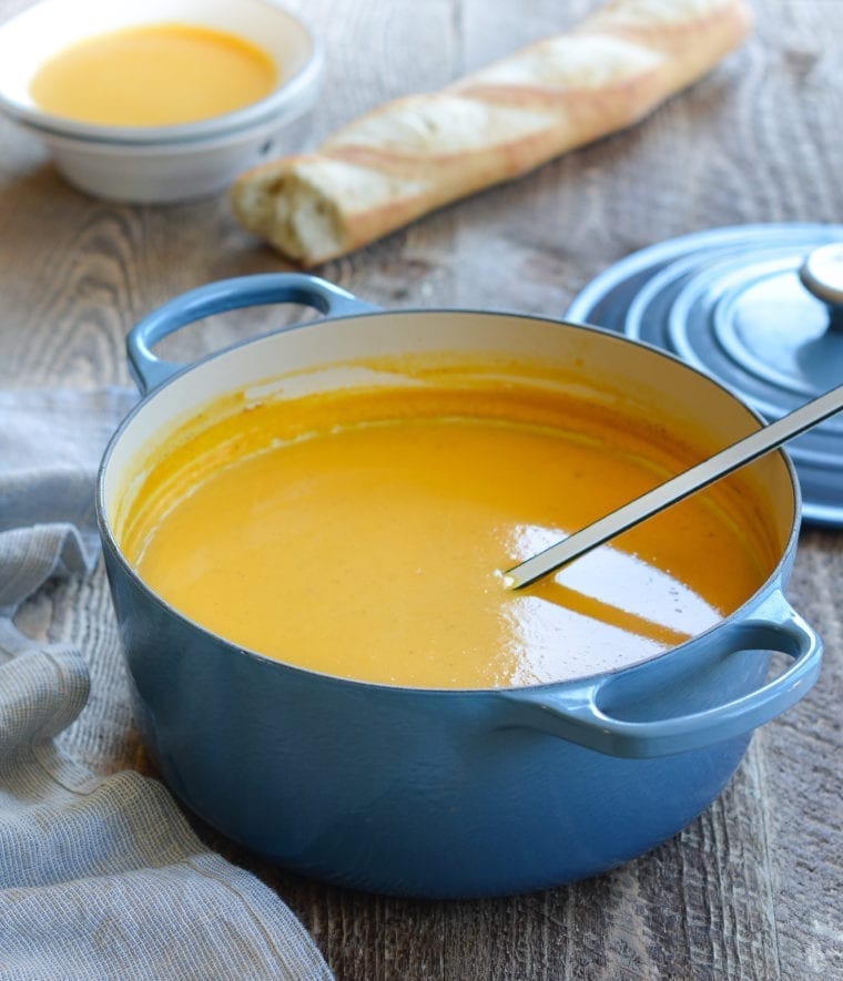 Butternut Squash & Sweet Potato Soup
