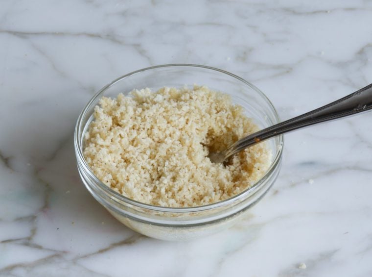 panko and butter mixture