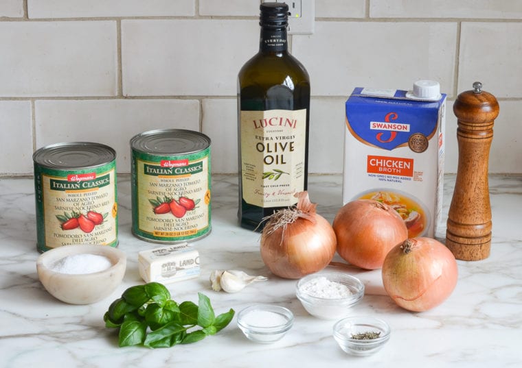 tomato soup ingredients.