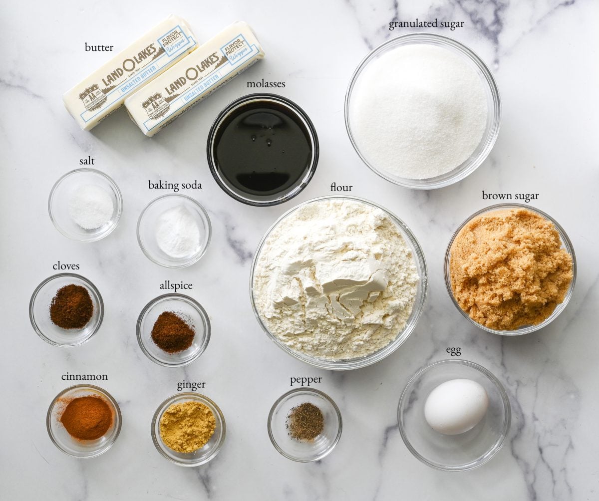 crispy ginger cookies ingredients