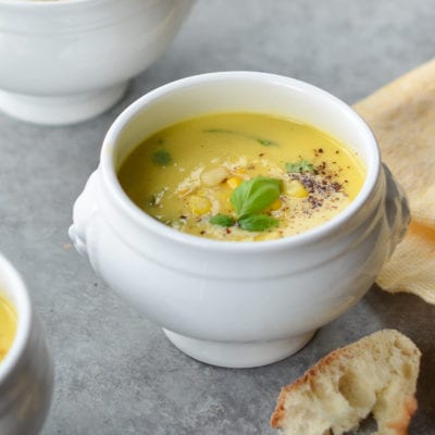 summer corn soup