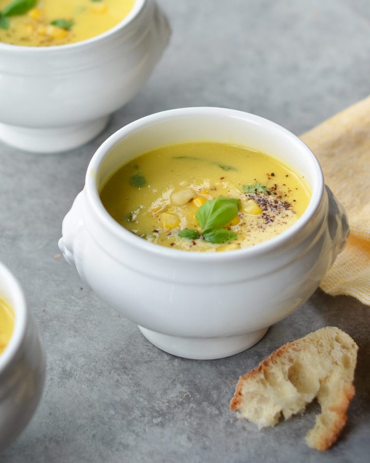 summer corn soup