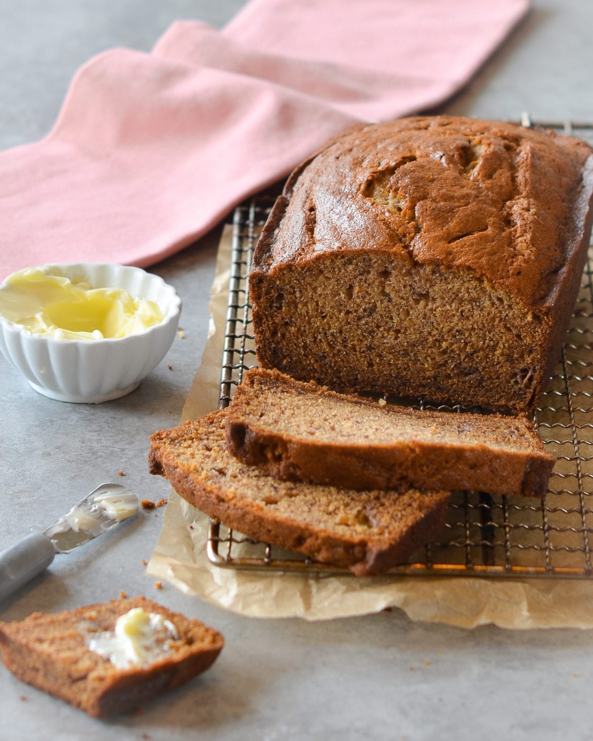chai spiced banana bread