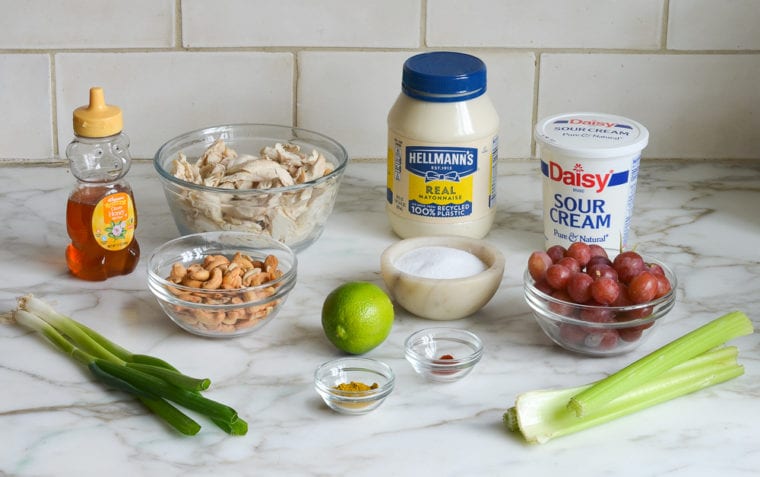 curried chicken salad ingredients