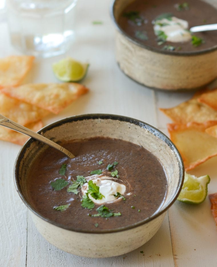 black bean soup