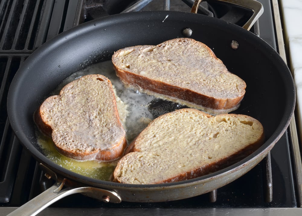 cooking challah french toast