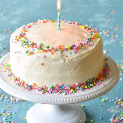 vanilla birthday cake