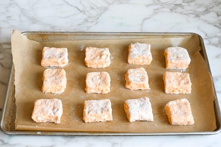 sweet potato biscuits ready to bake