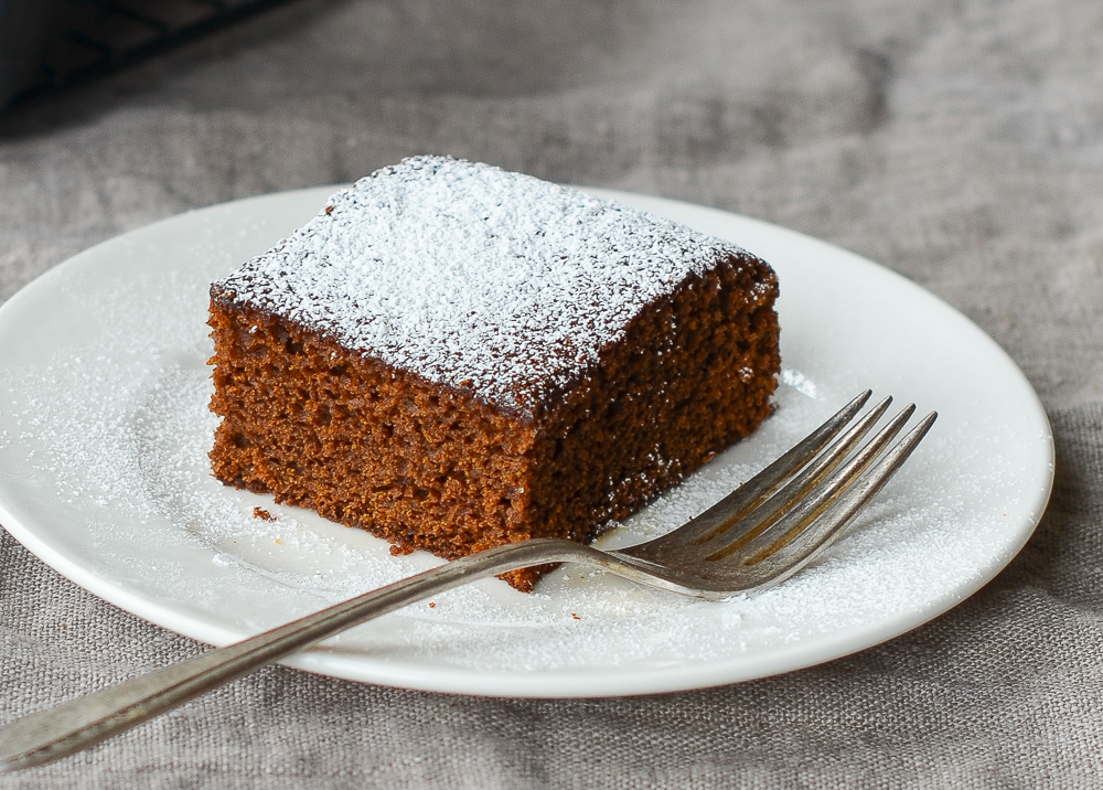 slice of gingerbread