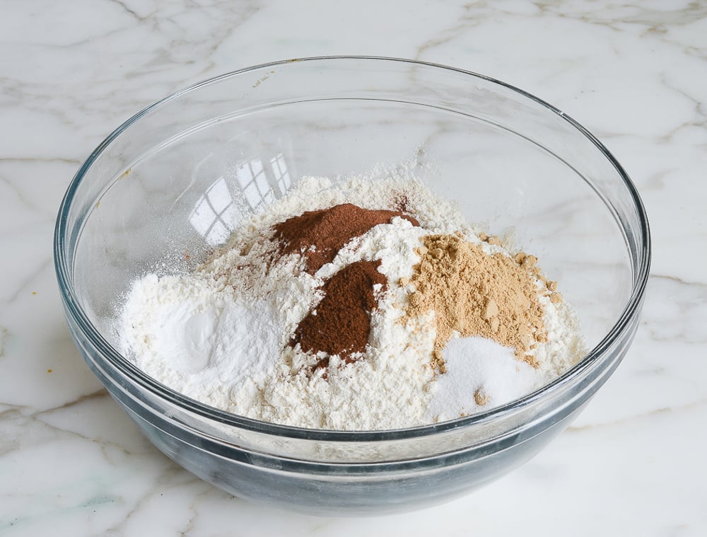 dry ingredients in bowl