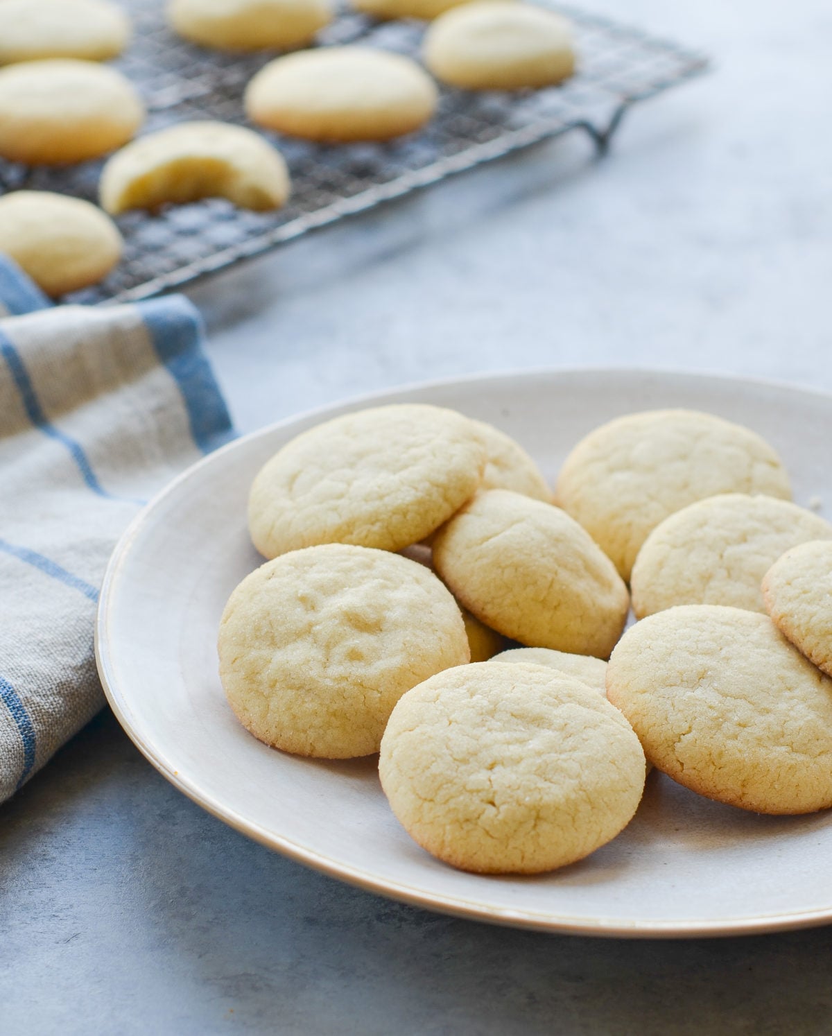 sugar cookies on plate