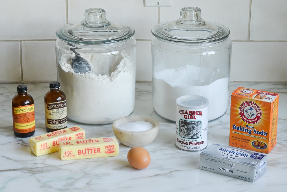 ingredients for sugar cookies