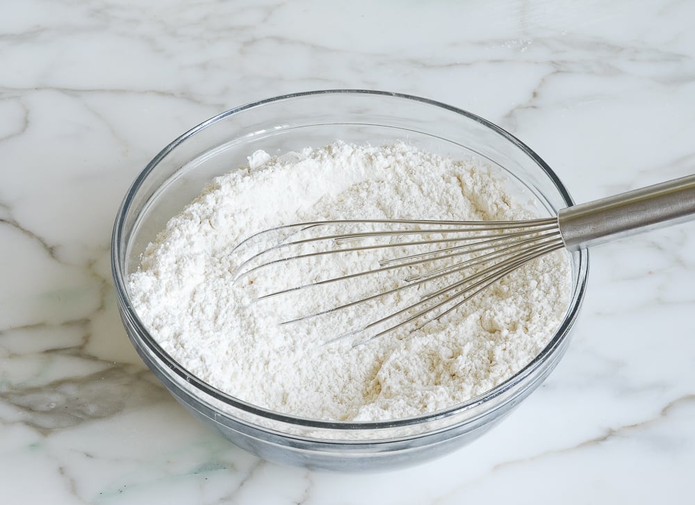 whisking dry ingredients