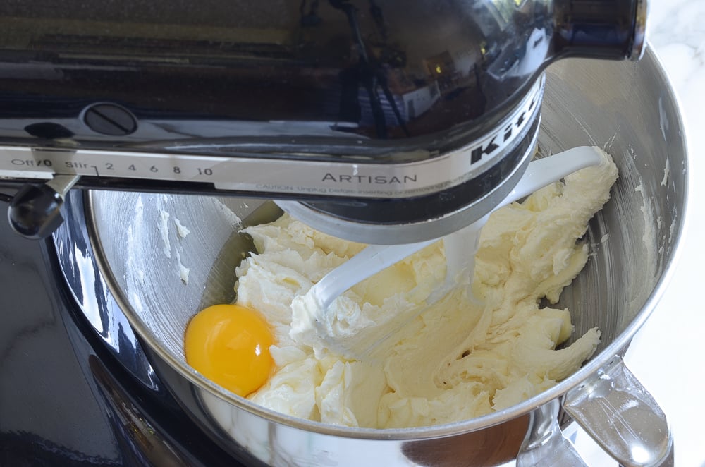 adding the egg