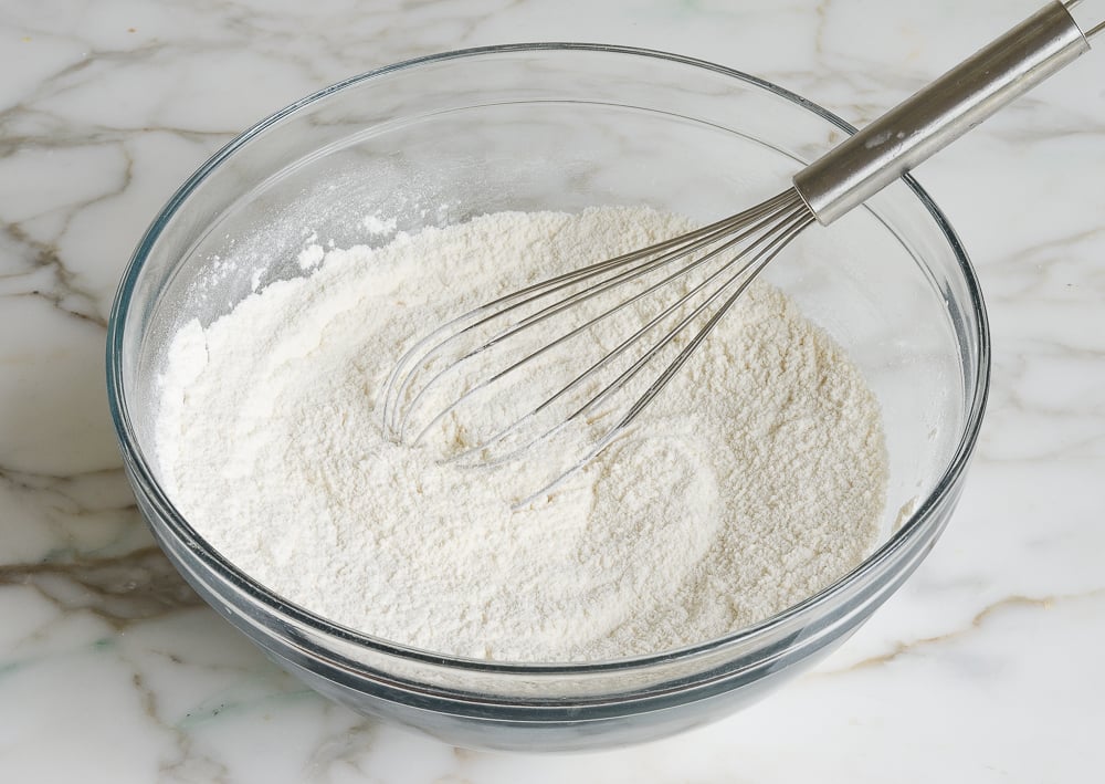 whisked dry ingredients