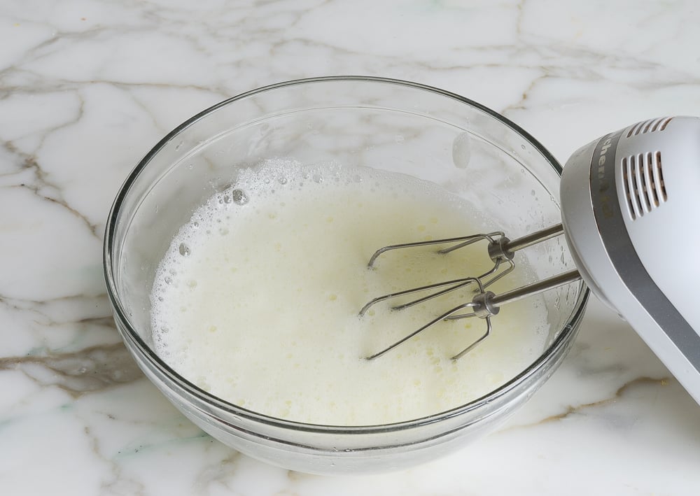 foamy egg whites