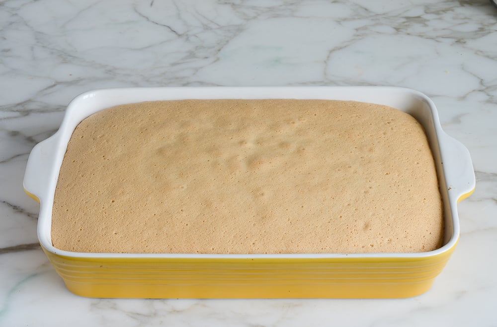 baked tres leches cake