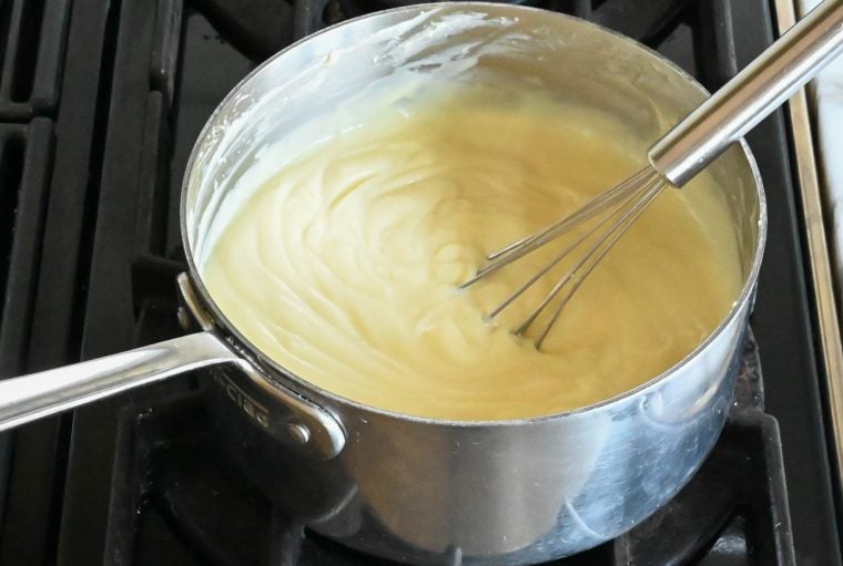 hot vanilla pudding