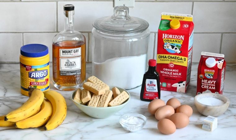 banana pudding parfaits ingredients