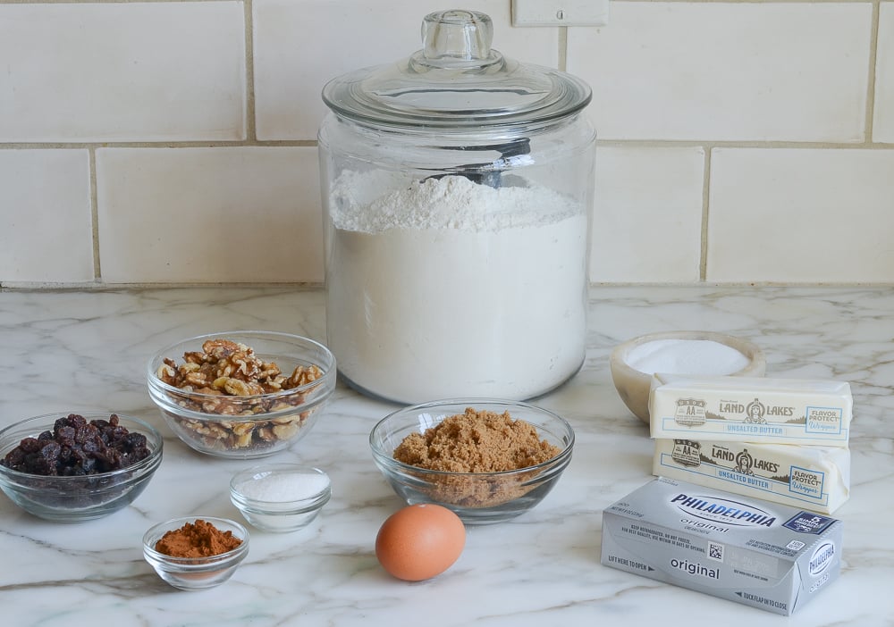ingredients to make rugelach