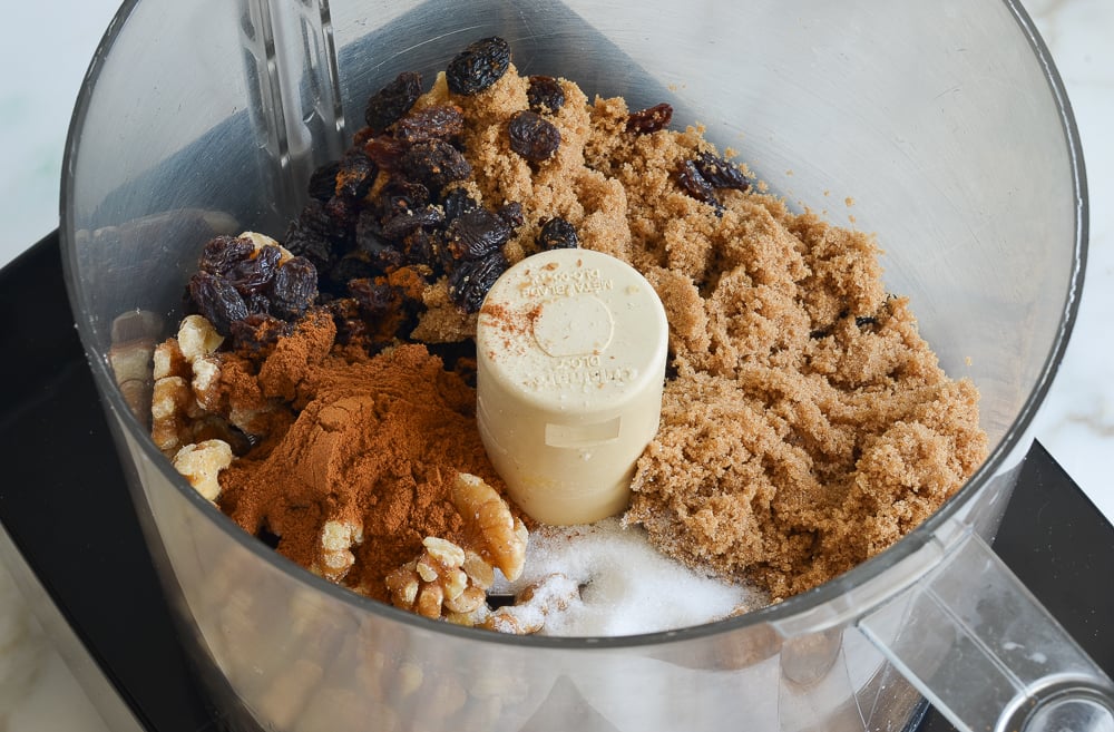 rugelach filling ingredients in food processor 