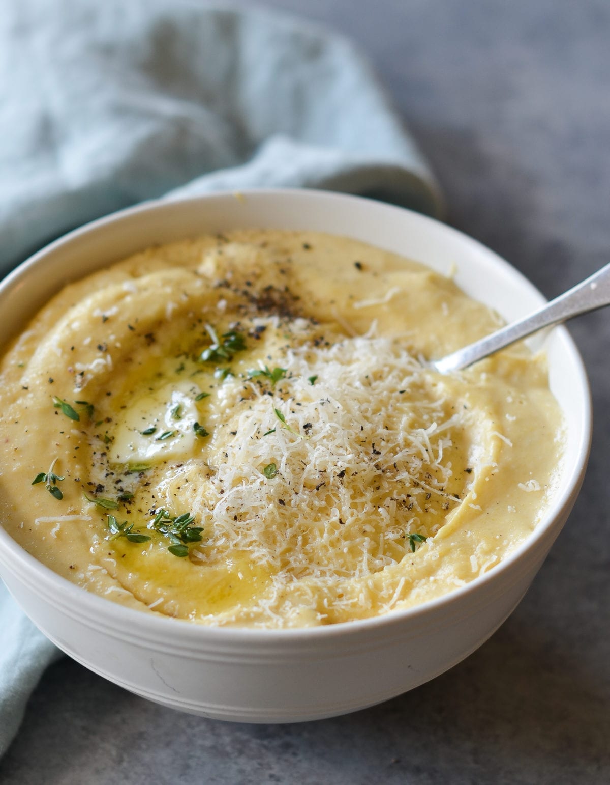 Creamy Butternut Squash Polenta