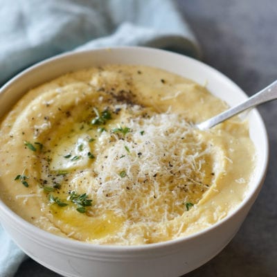 Creamy Butternut Squash Polenta