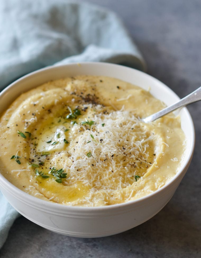 Creamy Butternut Squash Polenta