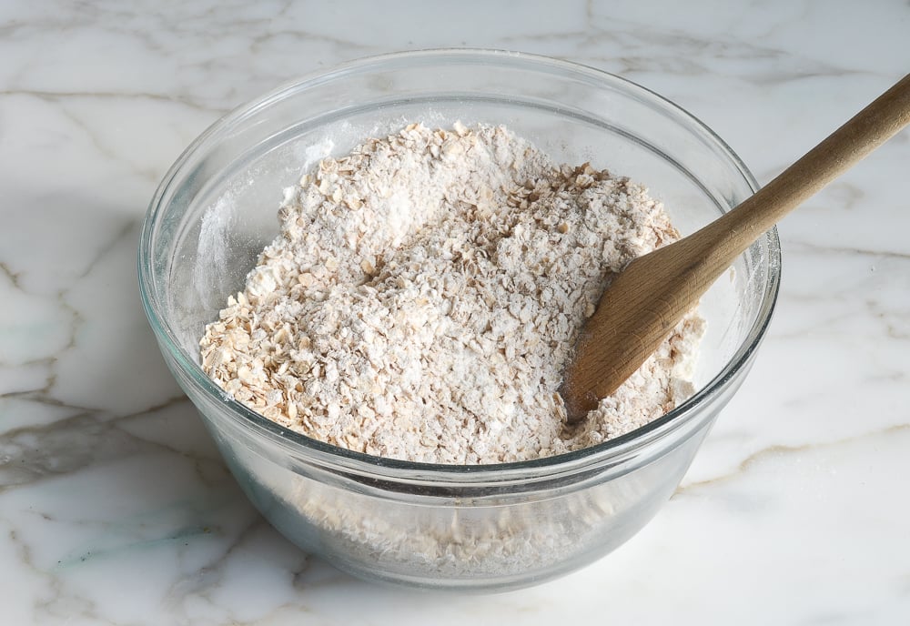whisked dry ingredients