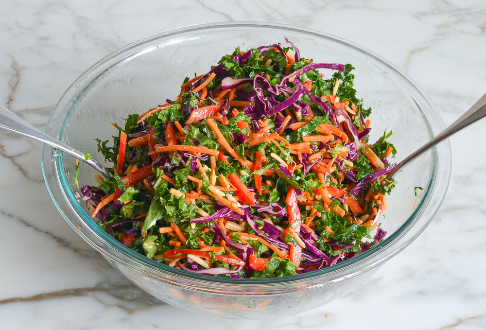 tossed kale salad