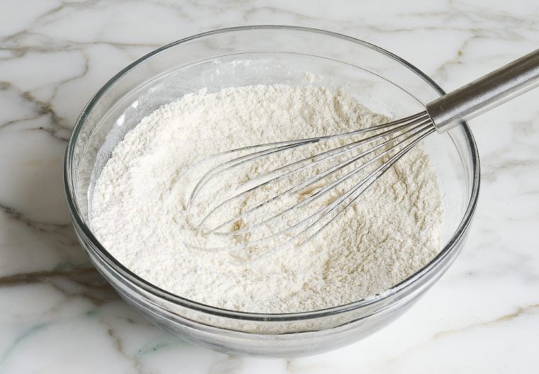 whisked dry ingredients