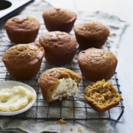 pumpkin cornbread muffins