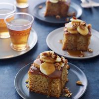 sticky toffee banana cake