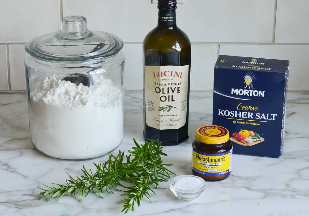 ingredients for foccacia