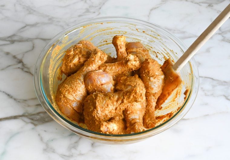 chicken in marinade