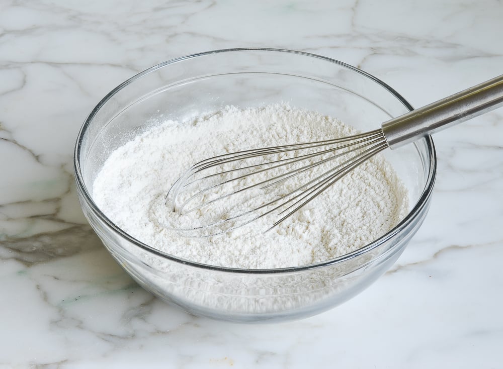 whisked dry ingredients