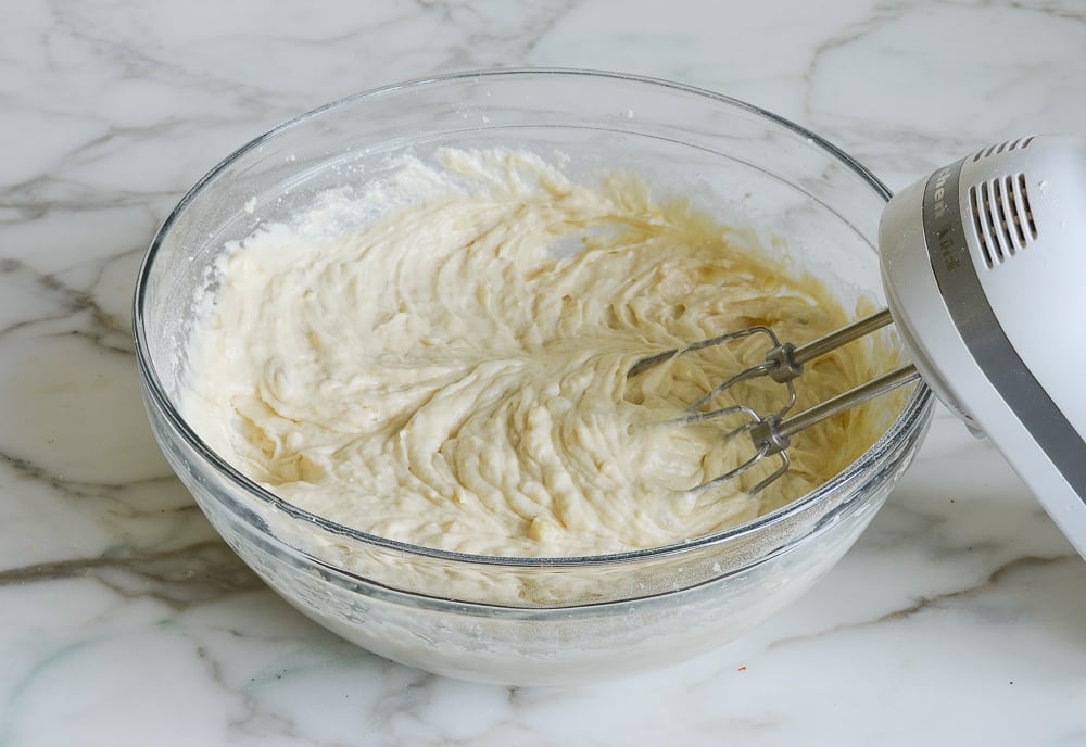 Bowl of batter.