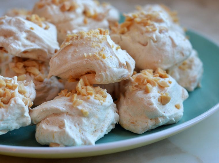 peanut butter meringues