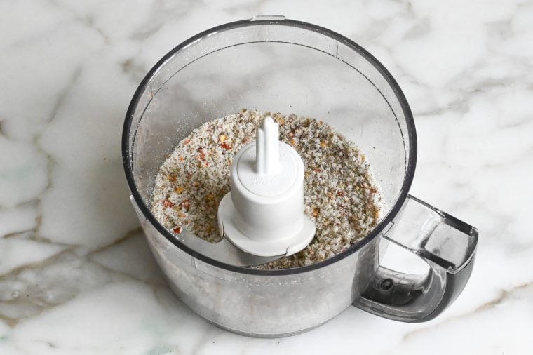 blended cheese and spice mixture