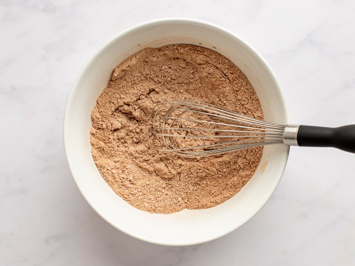 whisked dry ingredients