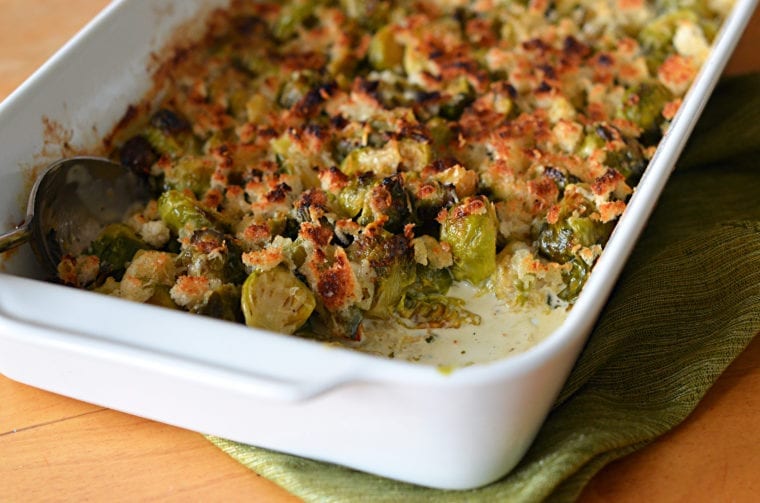 brussels sprouts gratin