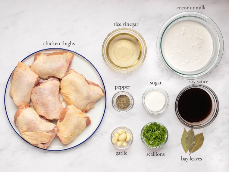 chicken adobo ingredients
