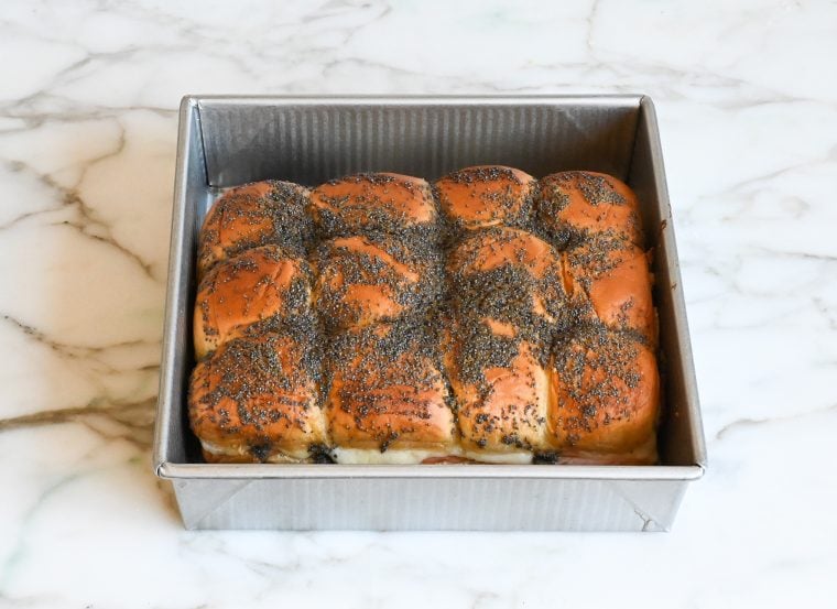 baked ham and cheese sliders