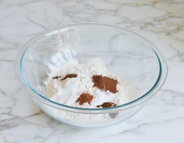 dry ingredients in bowl