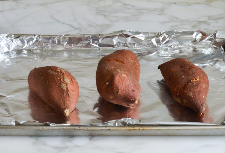 baked sweet potatoes