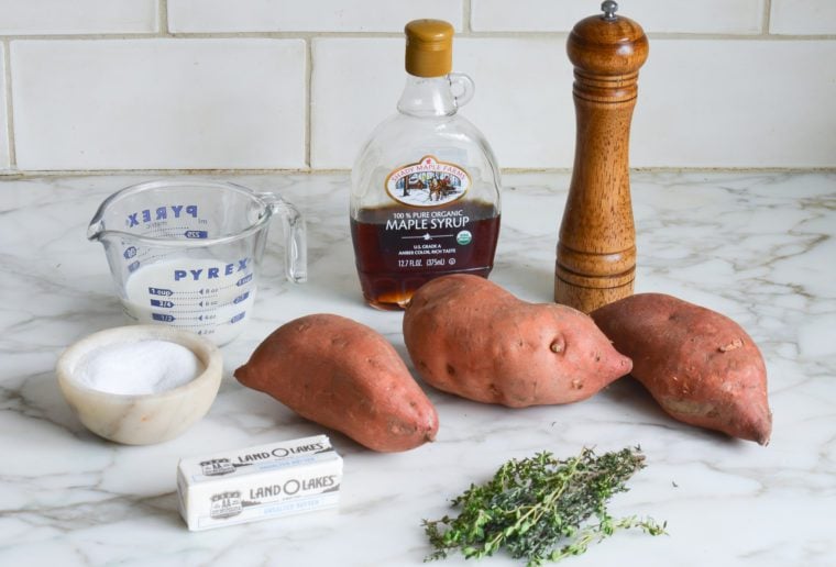 mashed sweet potatoes ingredients