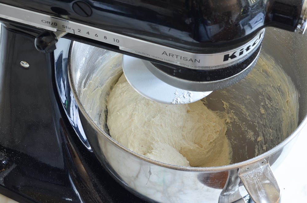 smooth and elastic dough
