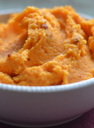 mashed sweet potatoes