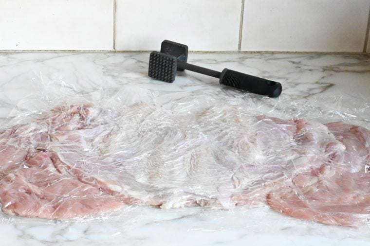 pounded turkey breast