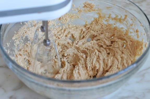 creaming butter and sugars